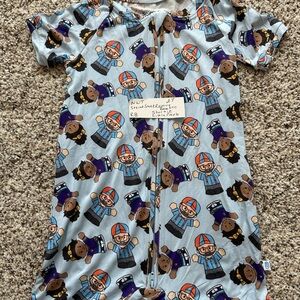 Bamboo “Little People” Print Kids Shortie